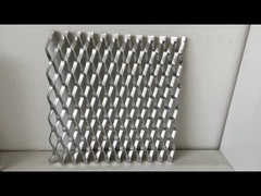 গ্যালভানাইজড লো কার্বন স্টীল প্রসারিত ধাতব তারের জাল ডায়মন্ড 1.22 * 2.44m