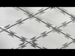 শক্তিশালী তীক্ষ্ণ রেজার বার্বোড টেপ ওয়্যার গরম ডুব গ্যালভানাইজড 2.5mm Bto-22 নিরাপত্তা