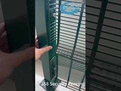 358 এন্টি ক্লাইম্ব সিকিউরিটি বেড়া ভারী দায়িত্ব গ্যালভানাইজড স্টীল জাল সর্বোচ্চ সুরক্ষার জন্য