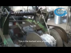 গরম ডুবানো গ্যালভানাইজড ইস্পাত কাঁটাতার, নিরাপত্তা বেড়ার জন্য ১২ গেজ