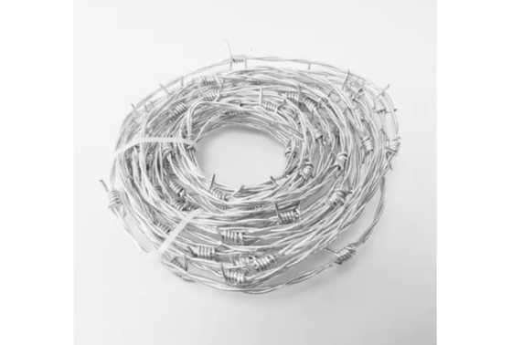 Boundary Wall Galvanized Steel Barbed Wire 12*14 Gauge