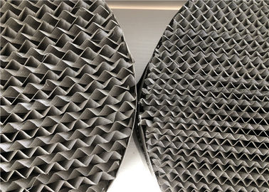 Corrugated Metal Structured Packing Perforated Plate Large Surface Area