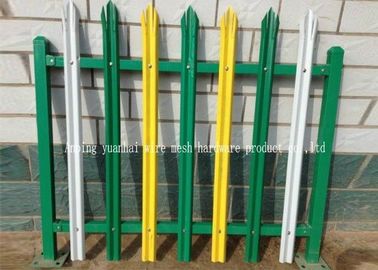 Construction Modern Steel Picket Fence Panels For Train Or Bus Station