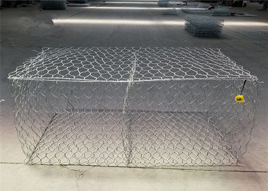 2.2mm 60x80mm Gabion Wire Mesh For River Bank Gabion Wall