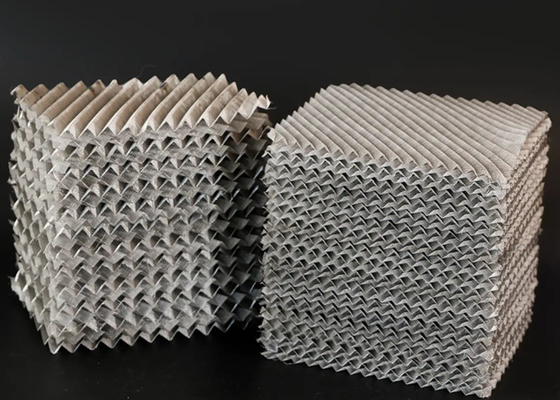 Corrugated Structured Packing 99.95% Min Copper For Chemical Equipment