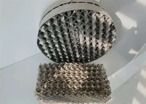 Industrial Metal Corrugated Packing High Capacity Thermal Separation Media