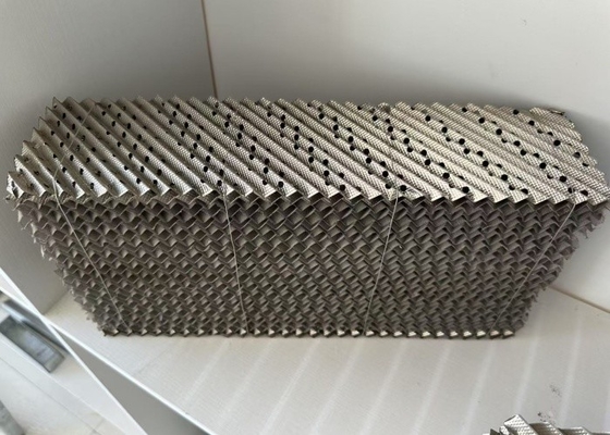 Industrial Metal Corrugated Packing High Capacity Thermal Separation Media