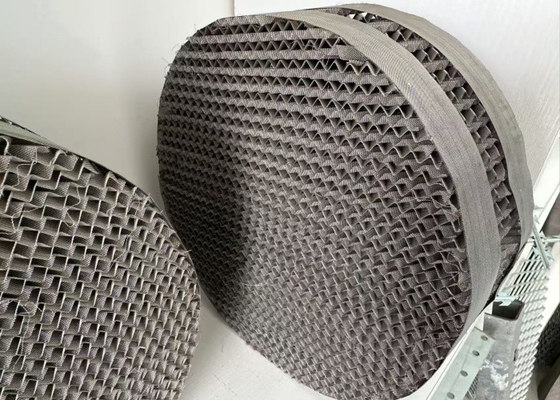 High Efficiency Metal Structured Packing Low Pressure Drop High Capacity Corrosion Resistant