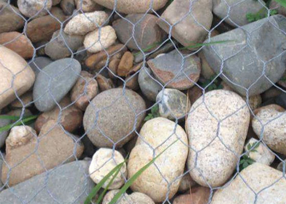 2x1x1 Hot Dip Galvanized Gabion Wire Mesh Stone Cage For Bridge Protection 2.7mm