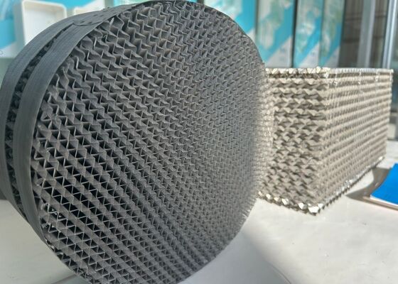 SS304 Metal Wire Gauge Structured Packing for Chemical Processing