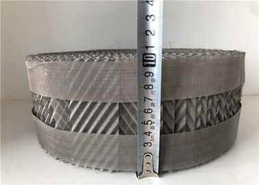 High Capacity Distillation Column Packing Material , Wire Gauze Cockles Packing
