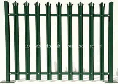 Construction Modern Steel Picket Fence Panels For Train Or Bus Station