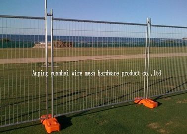 Mild Steel Temporary Mesh Fence , Galvanized Wire Mesh Fence 60x150mm Infill Mesh