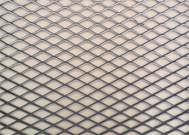 Powder Coated Expanded Metal Fence Panels , Diamond Shape Metal Mesh Anti Rust