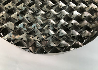 Low Working Load 304 Stainless Steel Packing , Structured Tower Packing