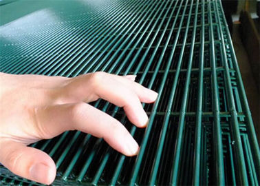 358 Security Fencing 76.2mm x 12.7mm Mesh Galvanized Steel Panel 2.4m x 2.1m
