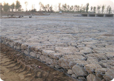 2.2mm 60x80mm Gabion Wire Mesh For River Bank Gabion Wall