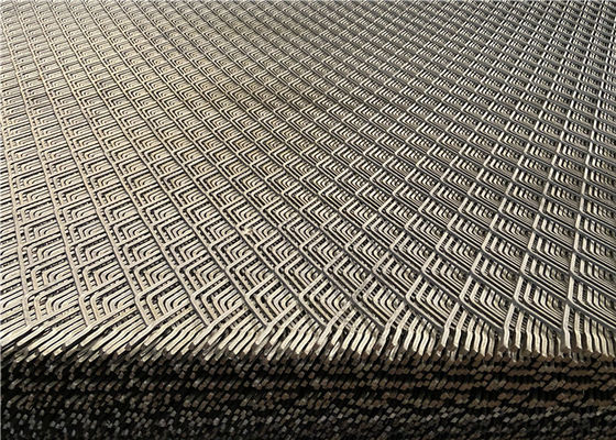 Sturdy Security Expanded Metal Diamond Mesh High Visibility Good Conductivity
