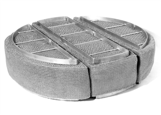 Ss 304 Demister Pad 99.9% ফিল্টার রেটিং সহ ফিল্টারিং দক্ষতা উন্নত করে