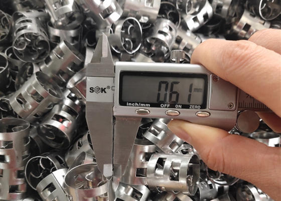 এসএস 316 ধাতু পল প্যাকিং জন্য শোষণ কলাম 25 * 25 * 0.6mm