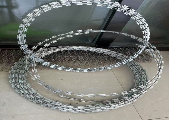 304 স্টেইনলেস স্টীল অ্যান্টি ক্লাইম্ব রেজার ওয়্যার বিটিও -18 22 28