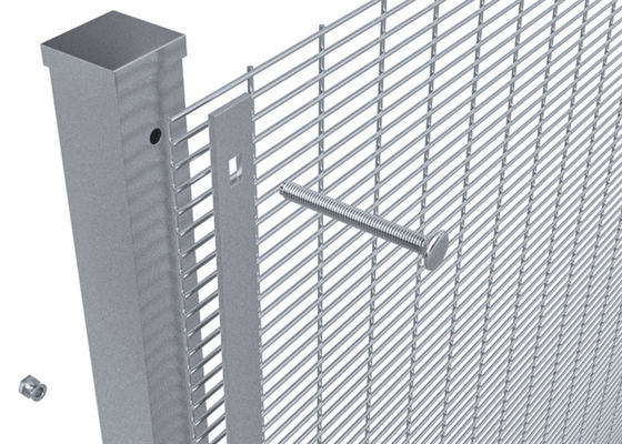 4.0mm তারের বেধ 358 নিরাপত্তা বেড়া অ্যান্টি-ক্ল্যাম্পিং কারখানা নিরাপত্তা জন্য