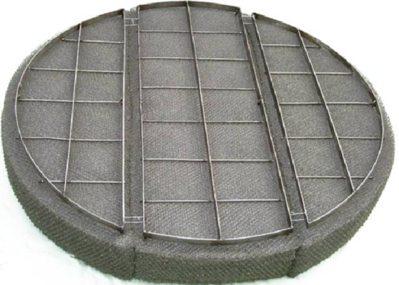 স্টেইনলেস স্টীল তারের জাল Demister প্যাড 2-635 গ্যাস তরল বিভাজন জন্য জাল