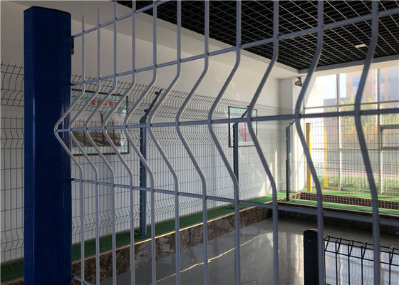 হোয়াইট আয়রন স্টিল জাল বেড়া প্যানেল, ঝালাই জাল বেড়া প্যানেল জারা প্রতিরোধী