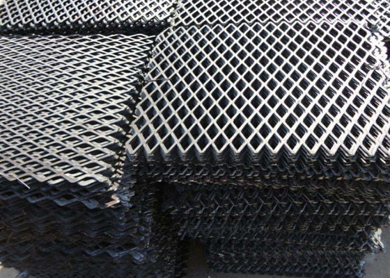 নিরাপত্তা Iso 9001 Galvanized 0.3mm প্রসারিত ধাতু তারের জাল শীট ডায়মন্ড